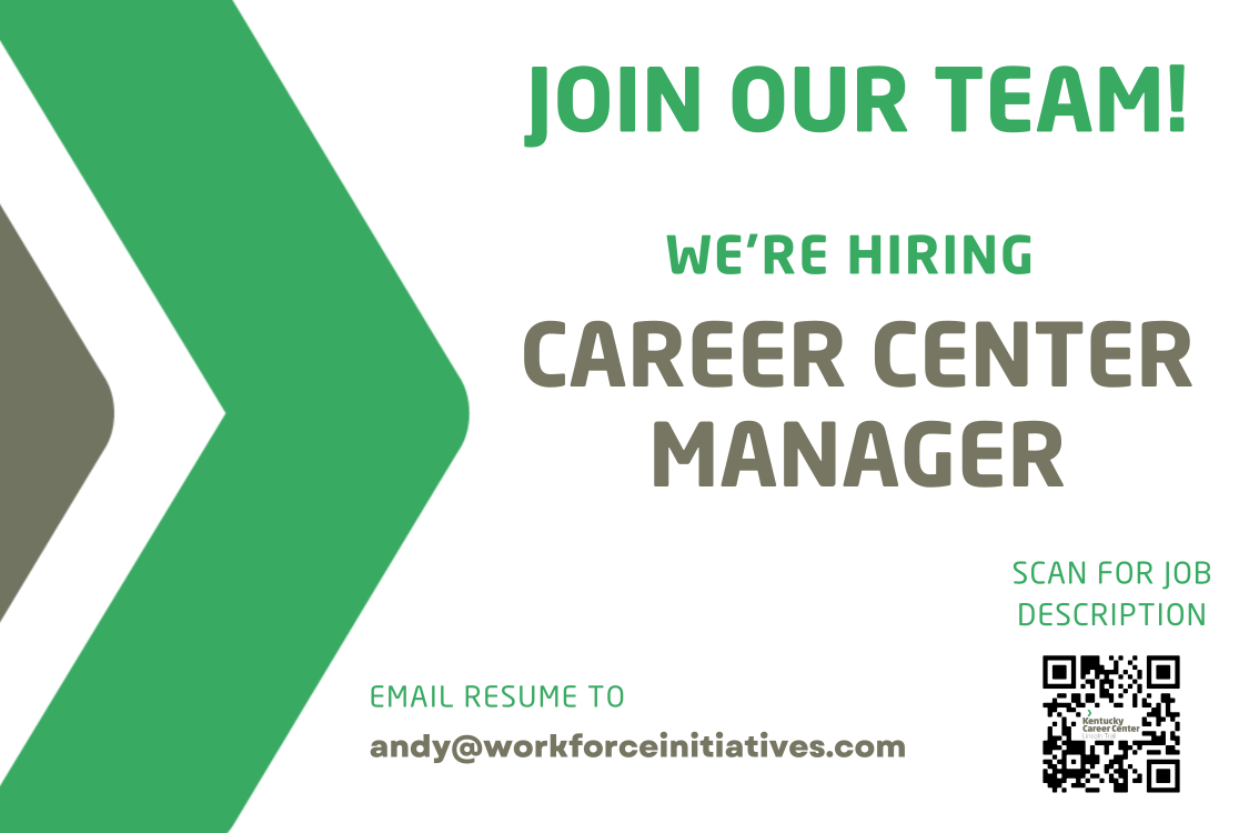 Job Announcement Career Center Manager Kentucky Career Center 